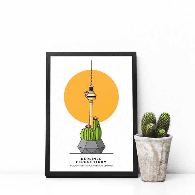 Fernsehturm, Berlin, Illustration