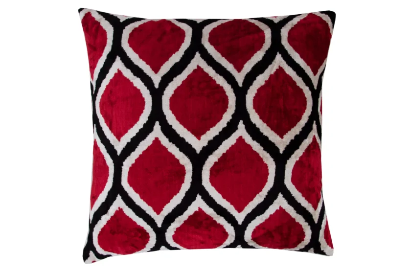 Handcrafted colorful velvet silk cushion - add luxury and color to your decor. Order now!