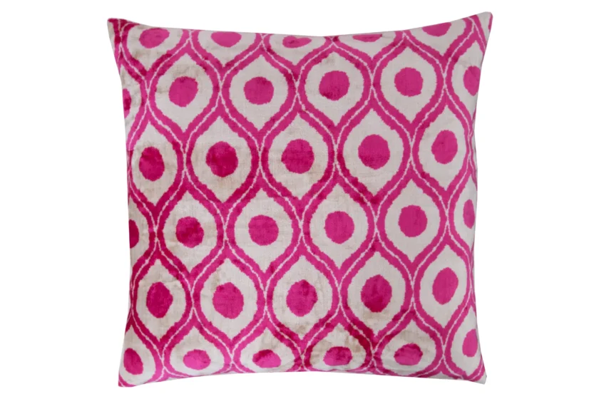 Handcrafted colorful velvet silk cushion - add luxury and color to your decor. Order now!