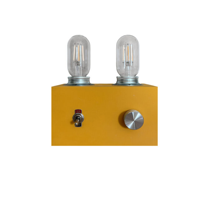 Vintage Radio Table Lamp "SOL" – Dimmable | Retro Night Light